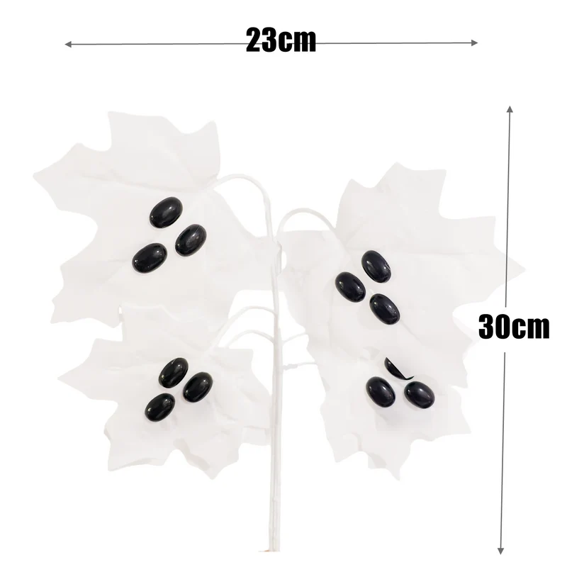 30cm lange Halloween-Schaurige Ahornblätterstiele