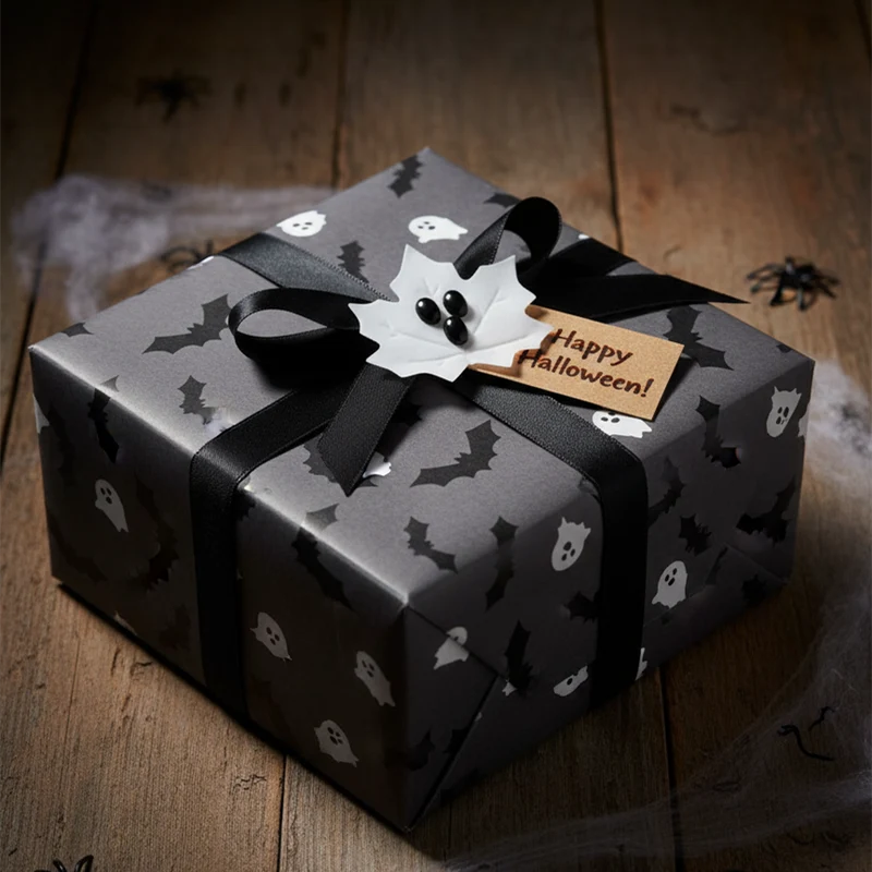 10 Stück Halloween-Schaurige Ahornblätter-Dekoration