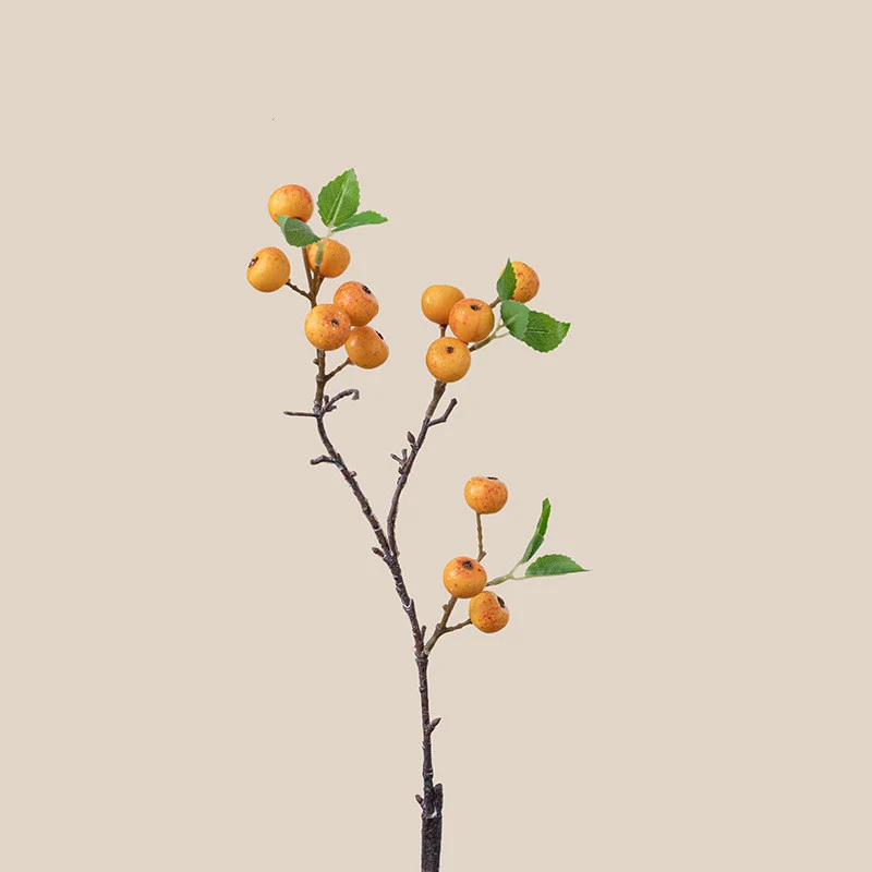 53 cm Künstliche Beerenstiele - Schein-Herbstbeeren für Herbst-Wohnraumdekoration, Thanksgiving, Kränze und Herbstarrangements