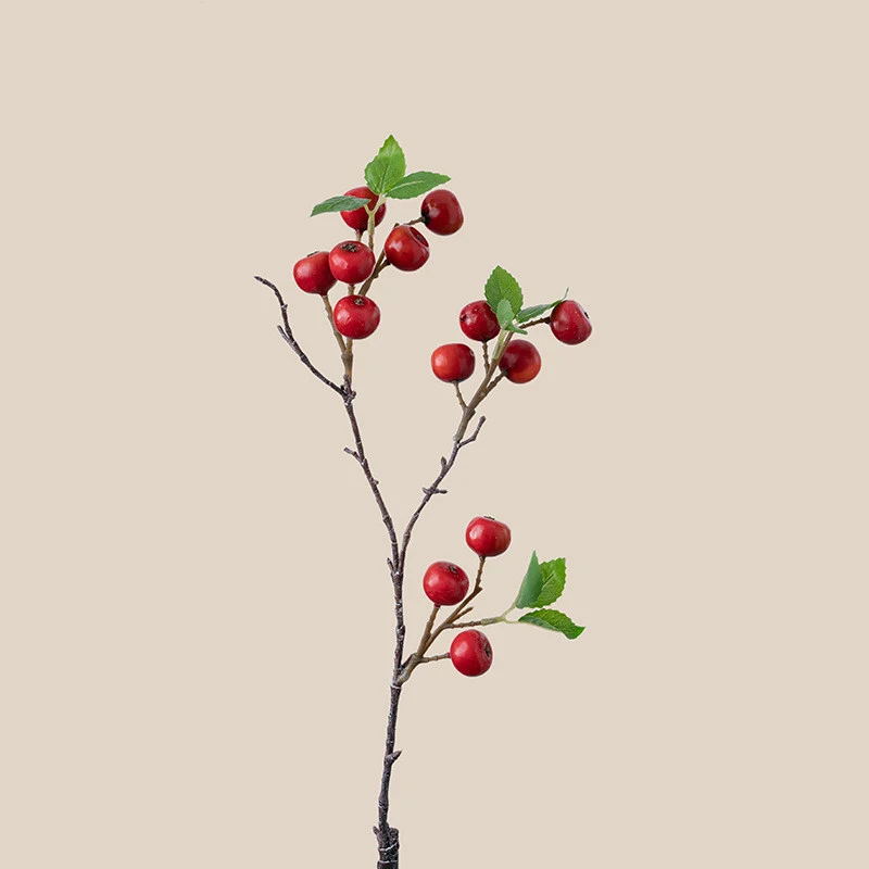 53 cm Künstliche Beerenstiele - Schein-Herbstbeeren für Herbst-Wohnraumdekoration, Thanksgiving, Kränze und Herbstarrangements