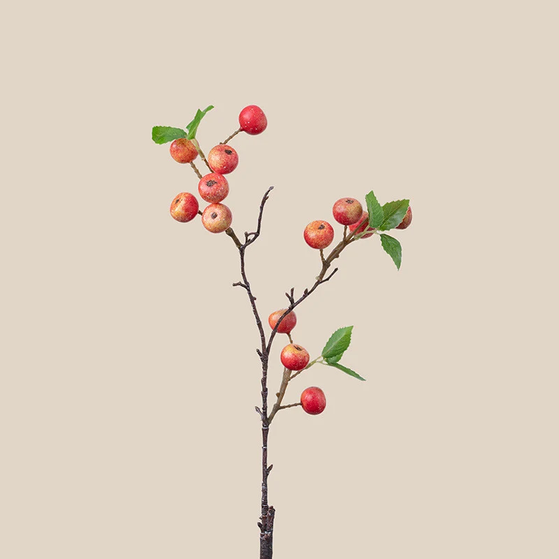 53 cm Künstliche Beerenstiele - Schein-Herbstbeeren für Herbst-Wohnraumdekoration, Thanksgiving, Kränze und Herbstarrangements
