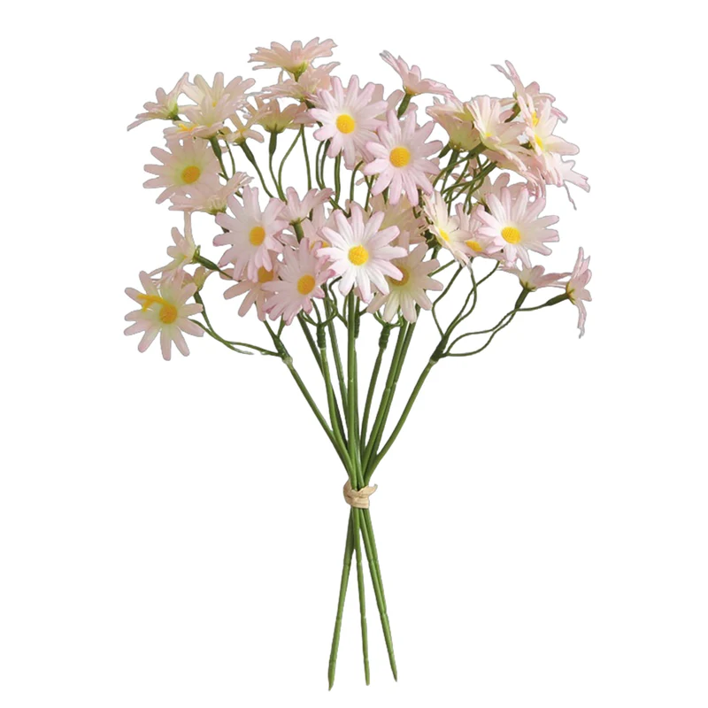 27 cm Gänseblümchenstängel, Realistische Seidenblumen für Hochzeiten, Handarbeiten & DIY-Projekte