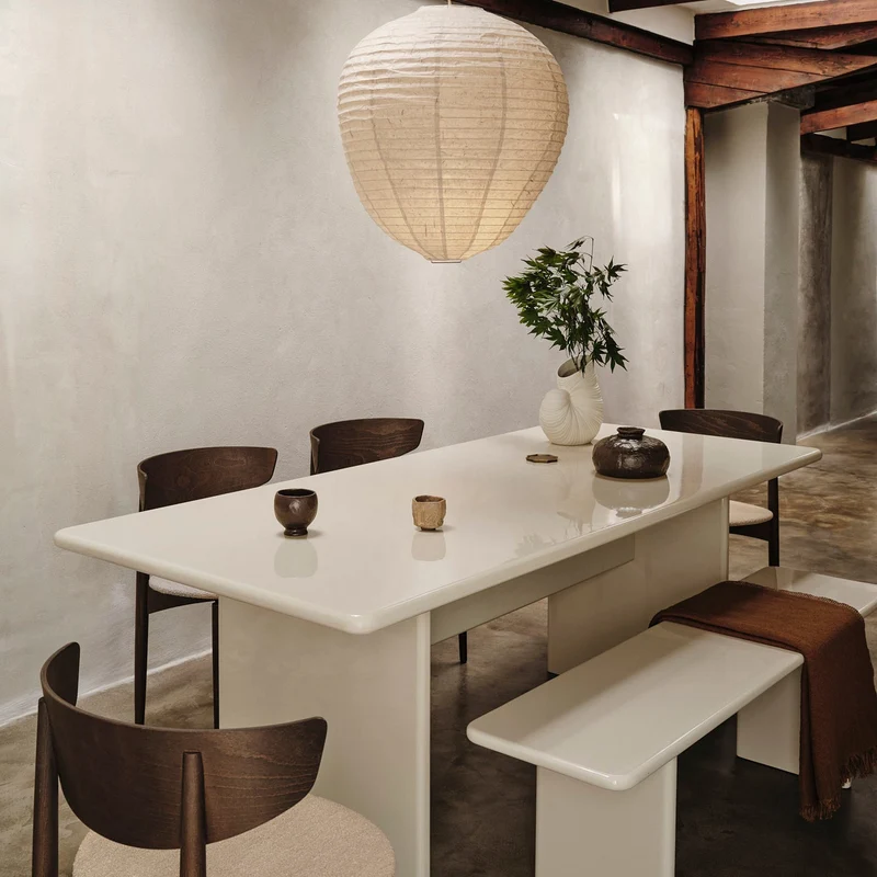Bank Rink Eggshell 140 cm - ferm LIVING