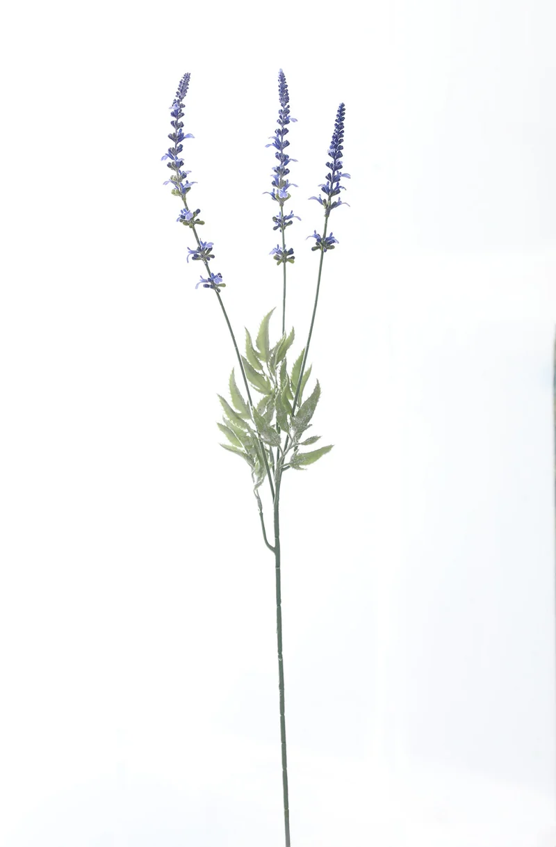 Großhandel: 55 cm künstliche Duft-Lavendel-Stängel Haptische Dekorationsblumen für zu Hause