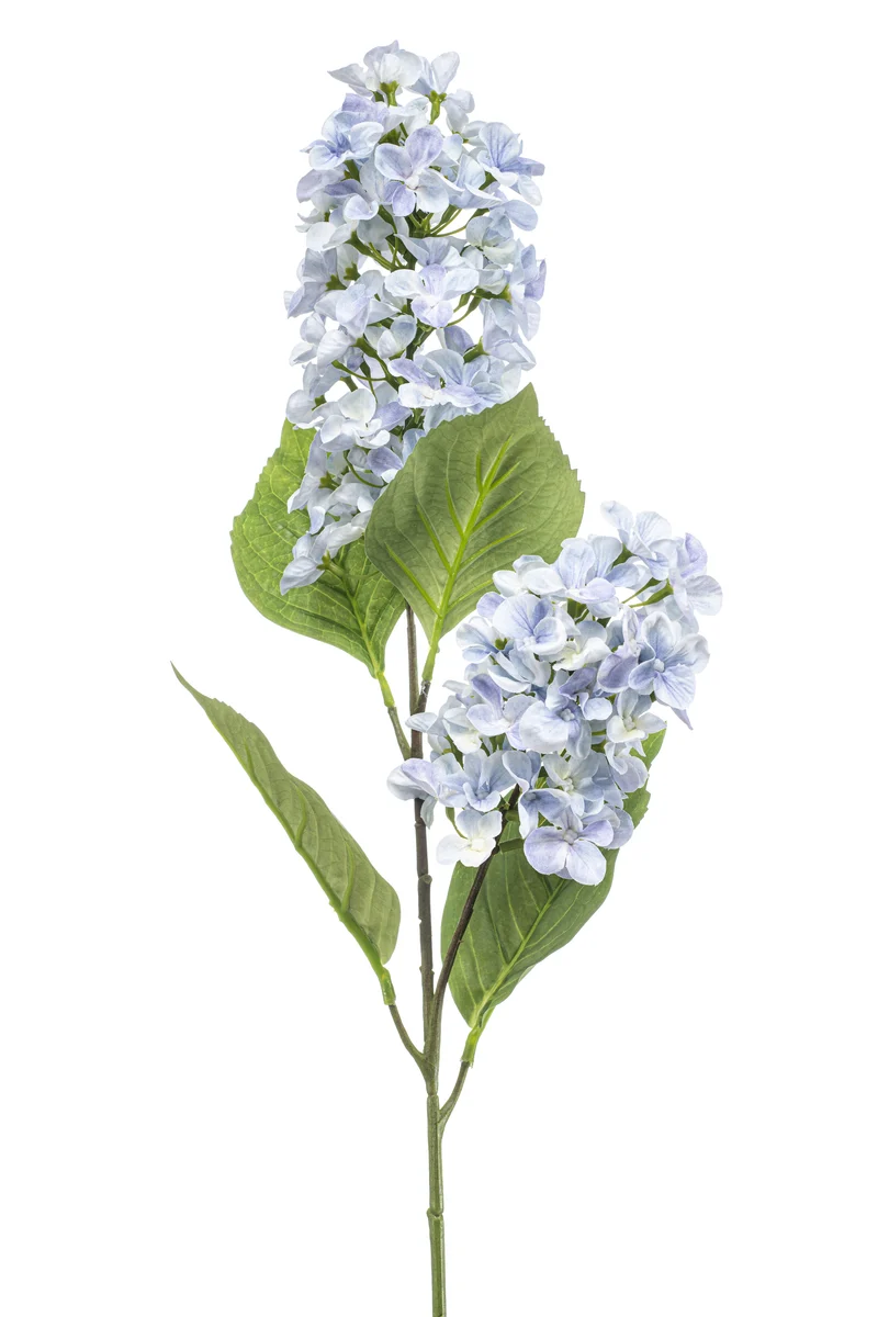 Hortensie Peegee künstlich 76 cm - 1 Stiel - Hellblau