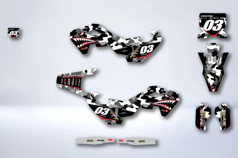 Kit Déco HUSQVARNA TC 65 2024-2026 - ZEPKIS