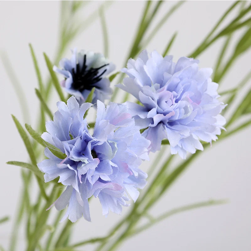 Großhandel: 50 cm Cornflower (Kornblume) Stängel, künstliche Seidenblumen für Dekoration