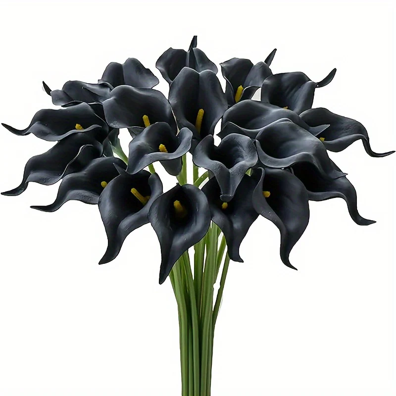 Calla Lily Kunstblumen 36 cm, 20er-Pack Real Touch – Hochzeitssträuße, Tischdeko & Eventfloristik