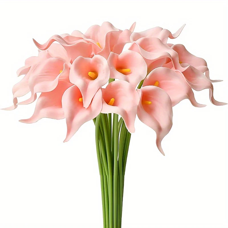 Calla Lily Kunstblumen 36 cm, 20er-Pack Real Touch – Hochzeitssträuße, Tischdeko & Eventfloristik