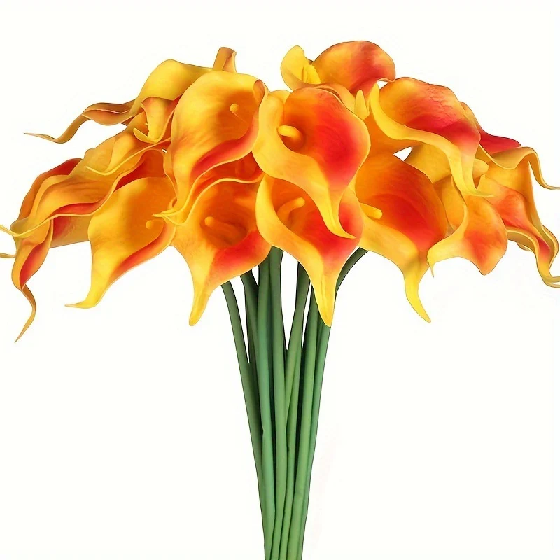 Calla Lily Kunstblumen 36 cm, 20er-Pack Real Touch – Hochzeitssträuße, Tischdeko & Eventfloristik