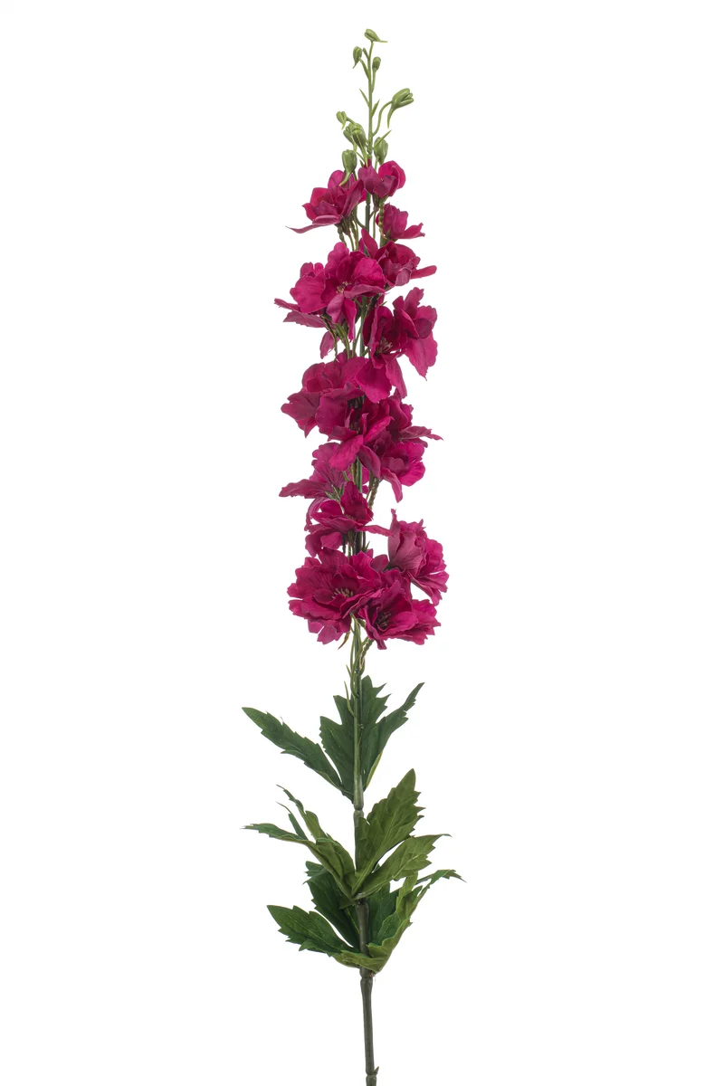 Delphinium künstlich 90 cm - 1 Stiel - Fuchsienrot