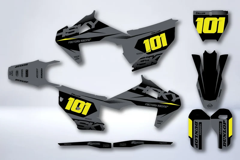 Kit Déco HUSQVARNA TC / FC / TX / TE / FE 2019-2023 - LUMGAR