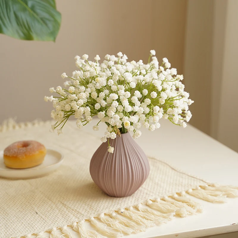 Großhandel - Liquidation 1 Bündel (3 Stängel) Baby's Breath - Blumenbündel (Gypsophila) für DIY-Projekte