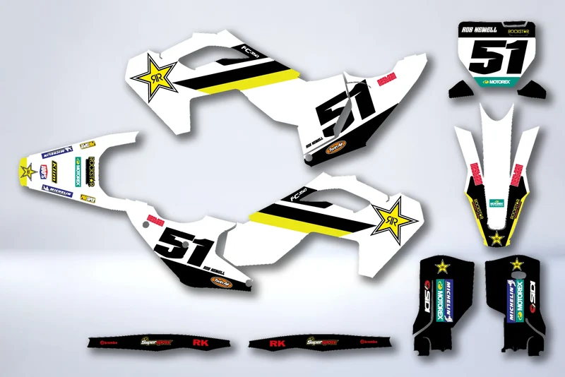 Kit Déco HUSQVARNA FC/TC 2023-2024 & TE/FE 2024-2025 - YANPEX