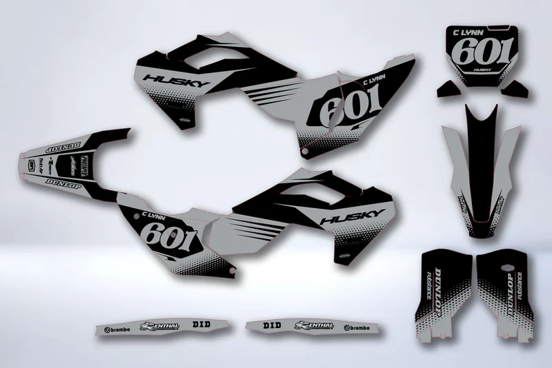 Kit Déco HUSQVARNA FC/TC 2023-2024 & TE/FE 2024-2025 - RIXKANE
