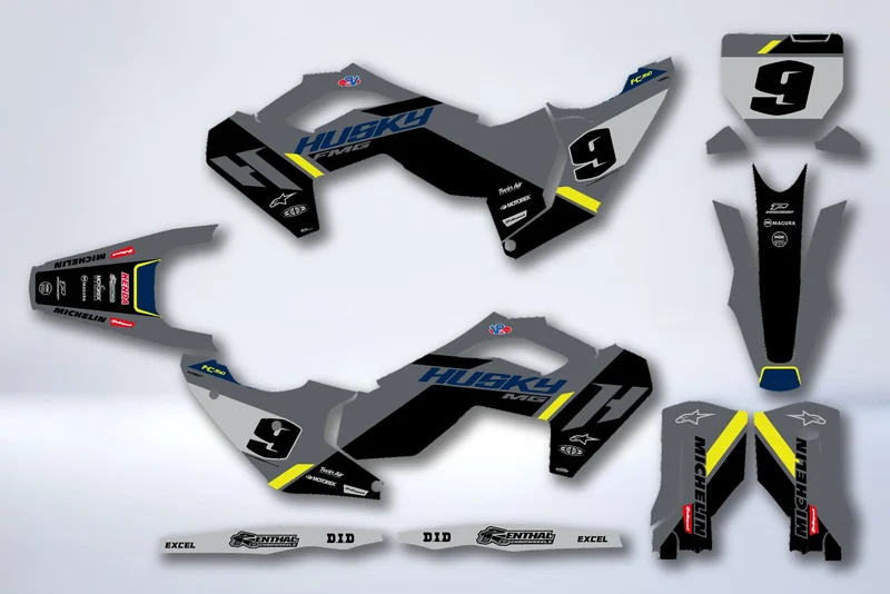 Kit Déco HUSQVARNA FC/TC 2023-2024 & TE/FE 2024-2025 - TYRTAN