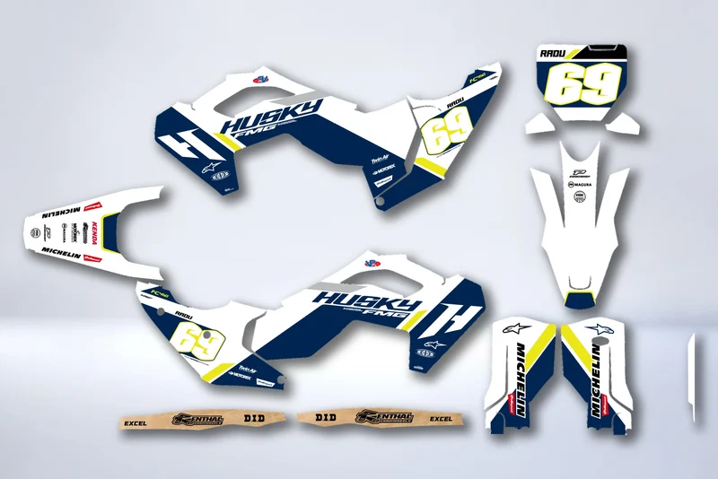 Kit Déco HUSQVARNA FC/TC 2023-2024 & TE/FE 2024-2025 - KENZIX