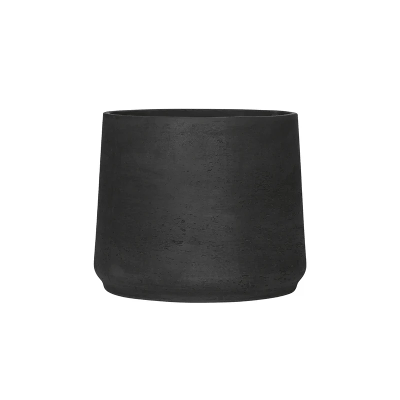 Pflanzkübel Jumbo Patt Black Washed in verschiedenen Größen D23 x H19, D34 x H28, D45 x H38 – online kaufen