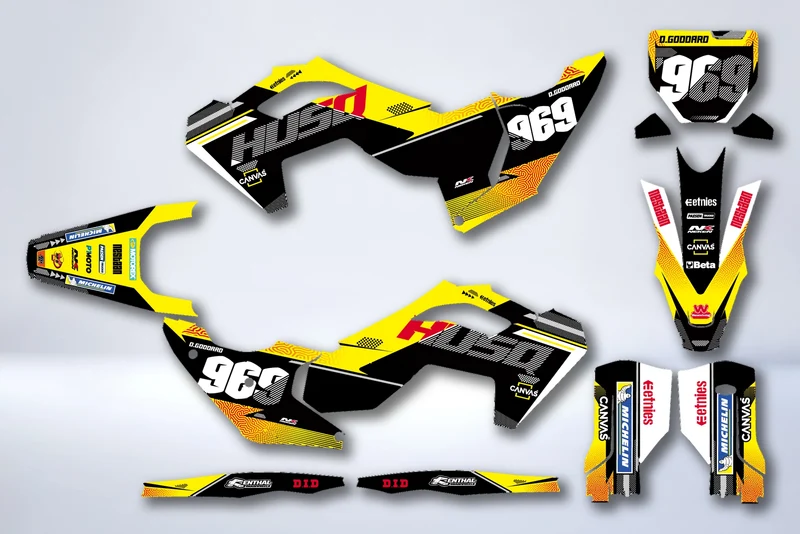 Kit Déco HUSQVARNA FC/TC 2023-2024 & TE/FE 2024-2025 - GLALEX