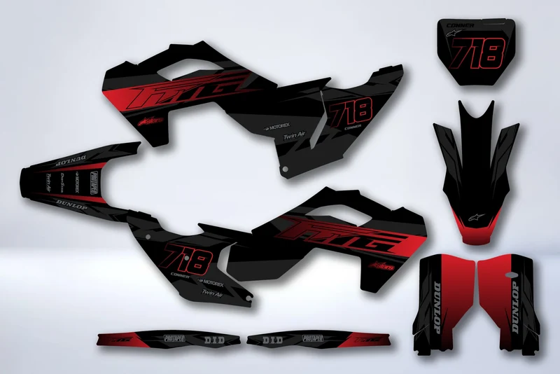 Kit Déco HUSQVARNA FC/TC 2023-2024 & TE/FE 2024-2025 - BORVYN