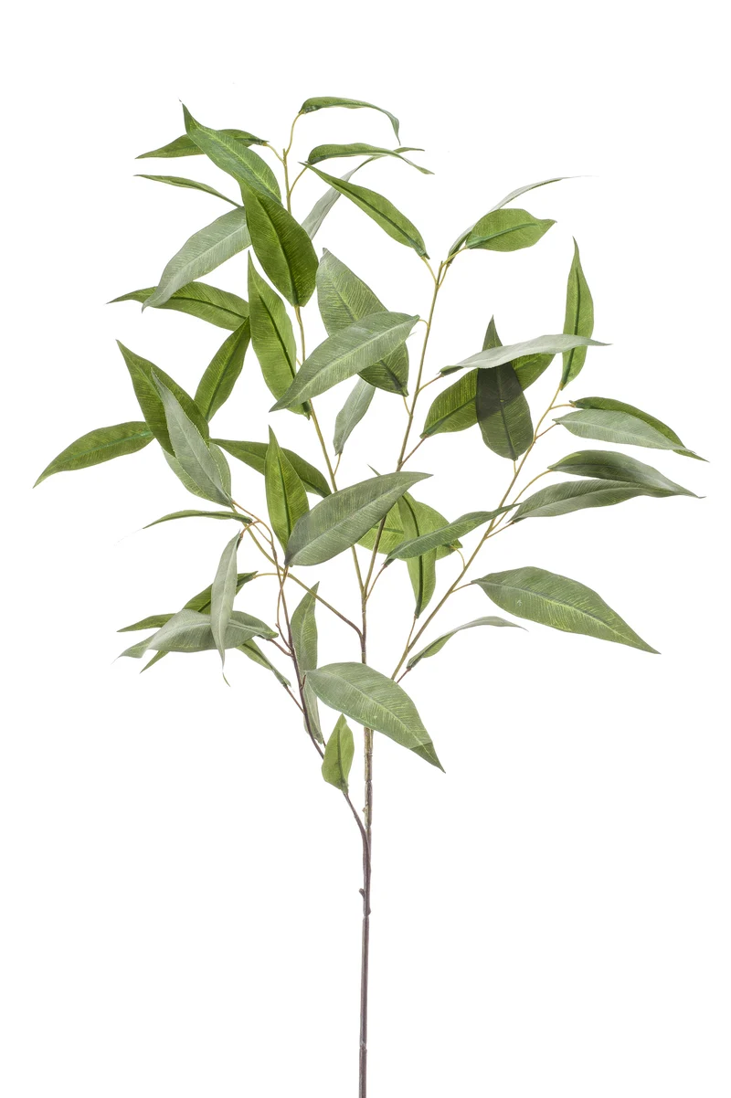 Eukalyptus Willow künstlich 93 cm - 1 Zweig - Grün