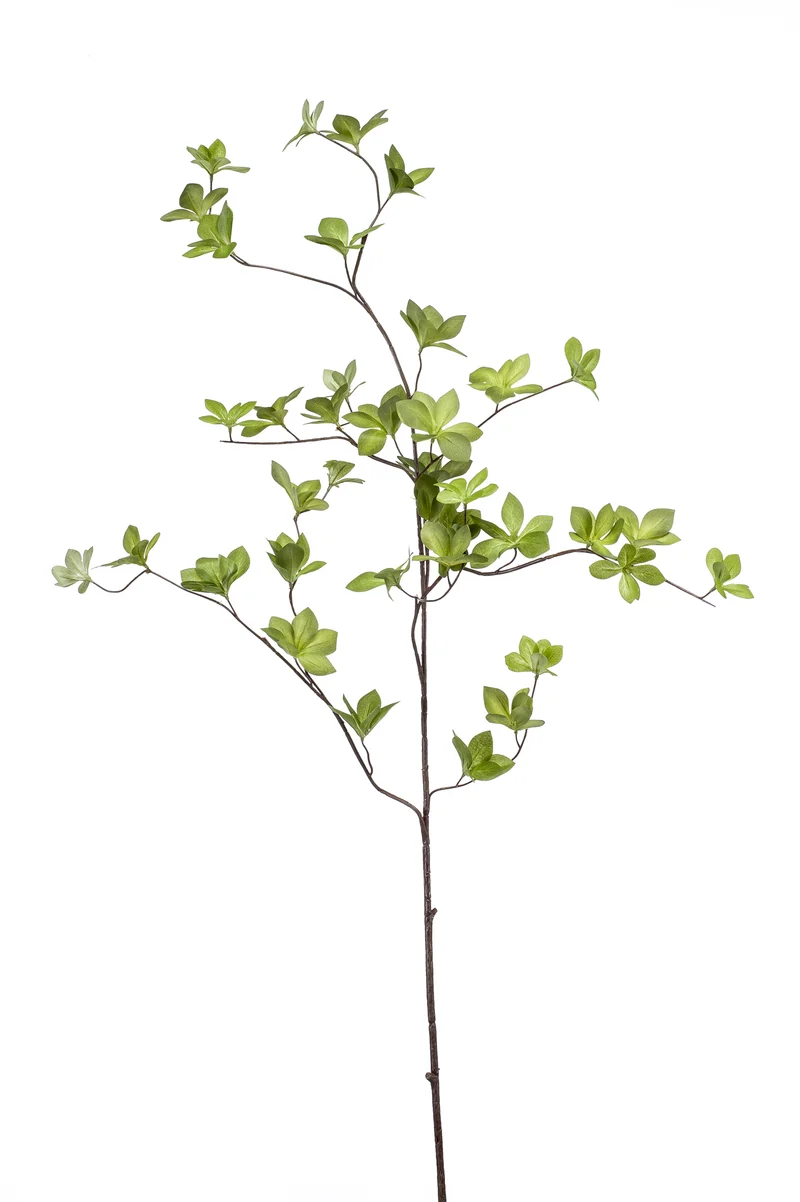 Hartriegel künstlich 115 cm - 1 Zweig - Hellgrün