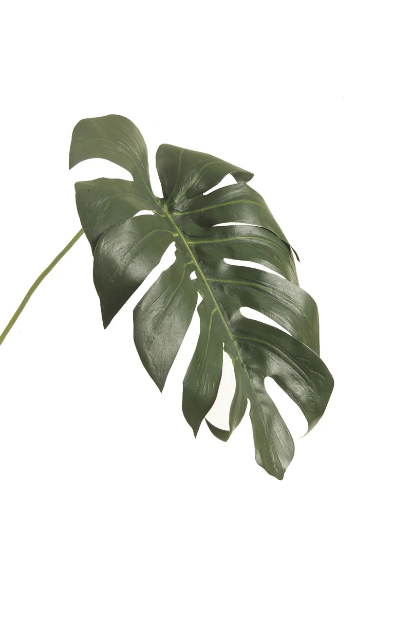 Monstera künstlich 55 cm - 1 Blatt - Grün