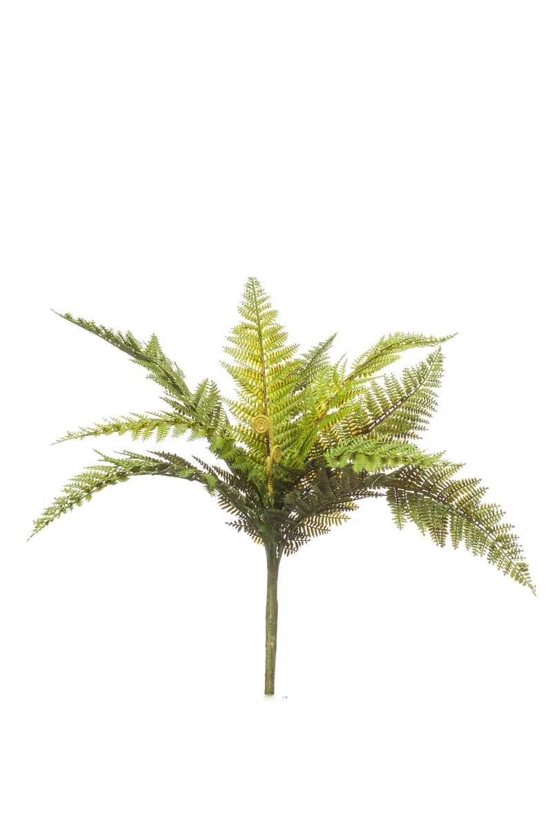 Schildfarn künstlich 50 cm - 1 Steckstab - Grün
