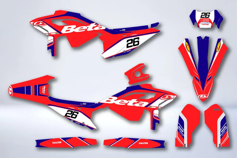 Kit Déco BETA RR X-PRO 2025-2026 - VERMEIL