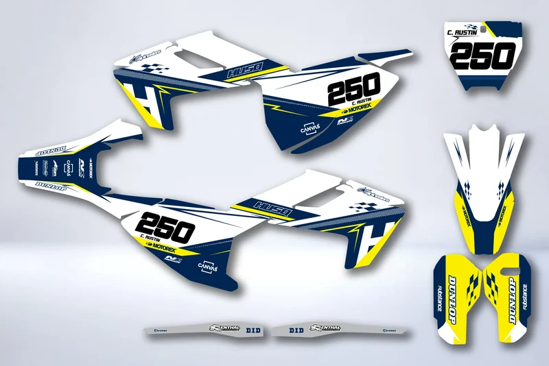 Kit Déco HUSQVARNA FE / FC / TE / TC 2016-2018 - GLAVAR