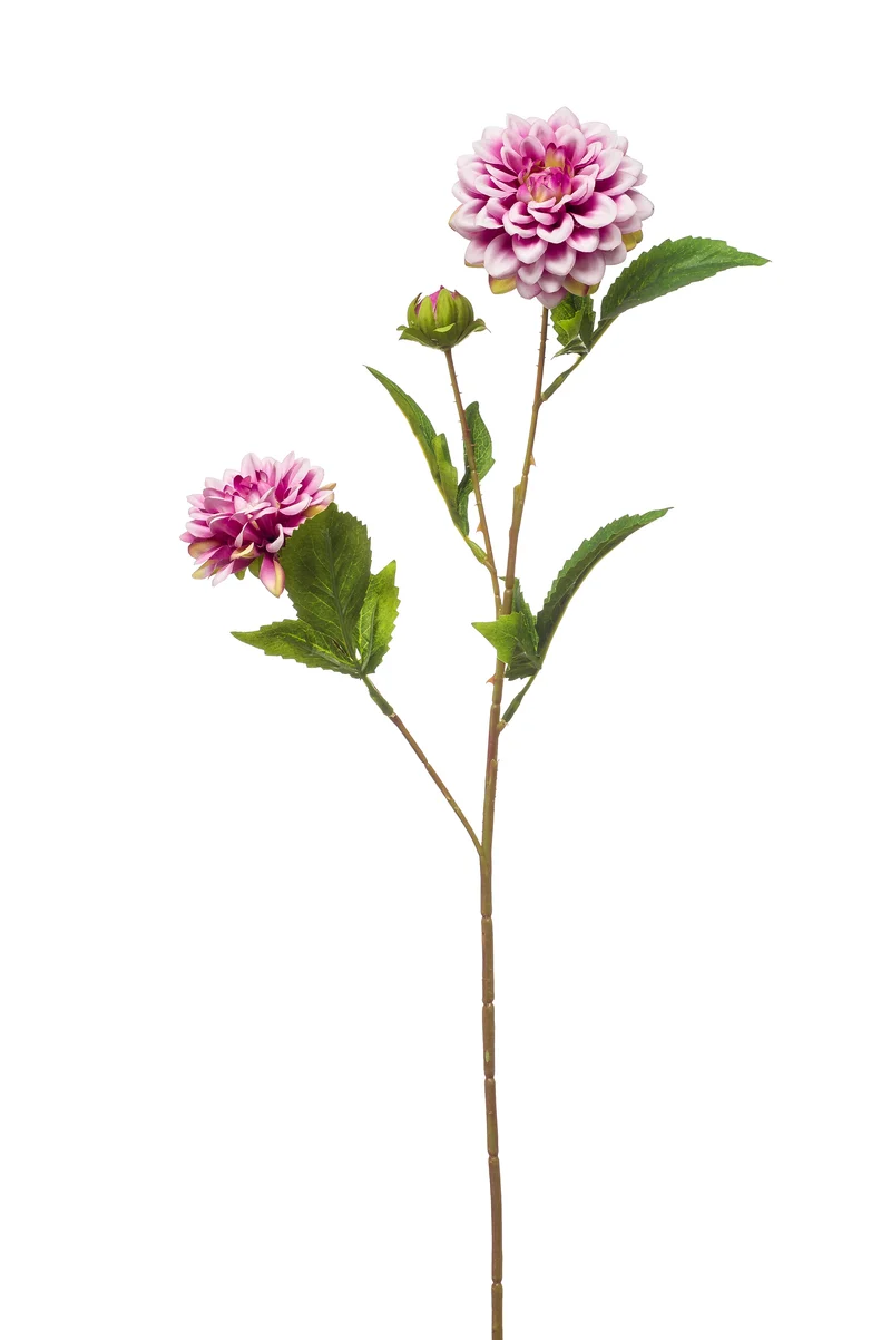 Dahlie mini künstlich 68 cm - 1 Stiel - Lila