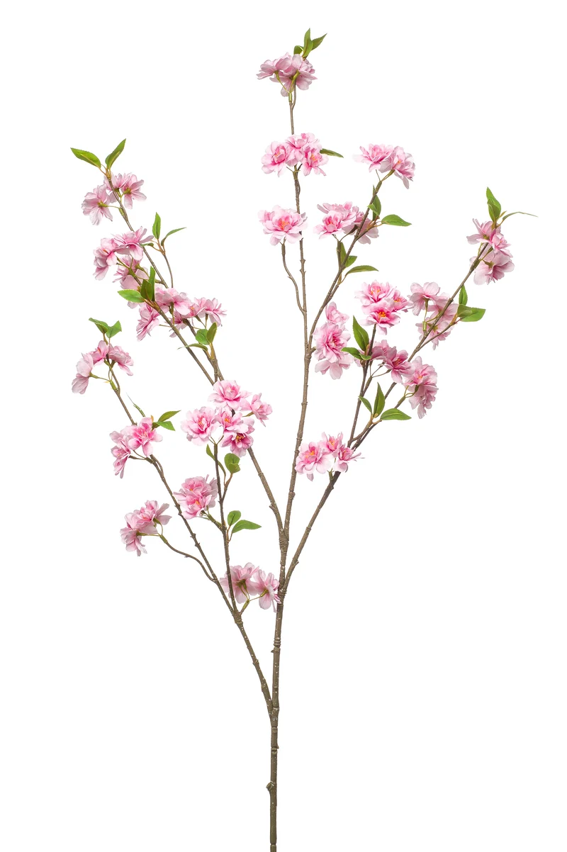 Kirschblüte künstlich 120 cm - 1 Zweig - Rosa