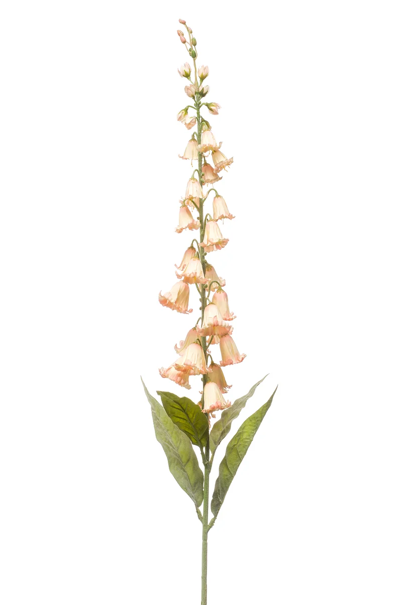 Glockenblume künstlich 96 cm - 1 Stiel - Pfirsich
