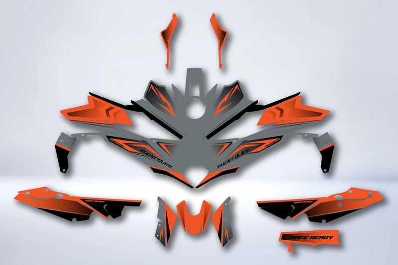 Kit Déco KTM 1390 R SUPERDUKE 2024-2025 - OURAGAN