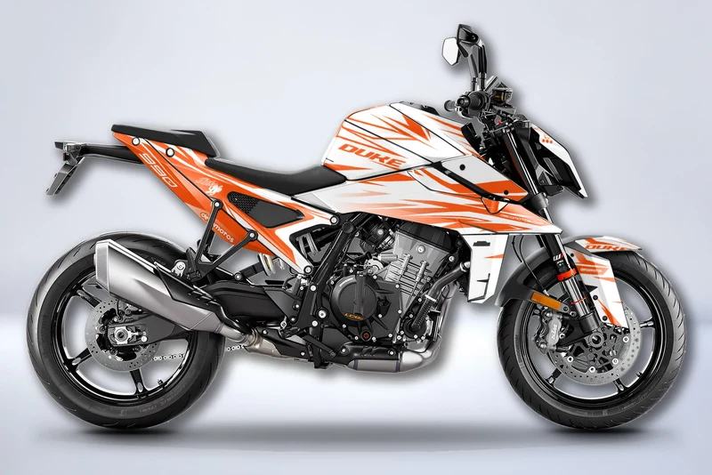 Kit Déco KTM 990 DUKE 2024-2025 - COMÈTE
