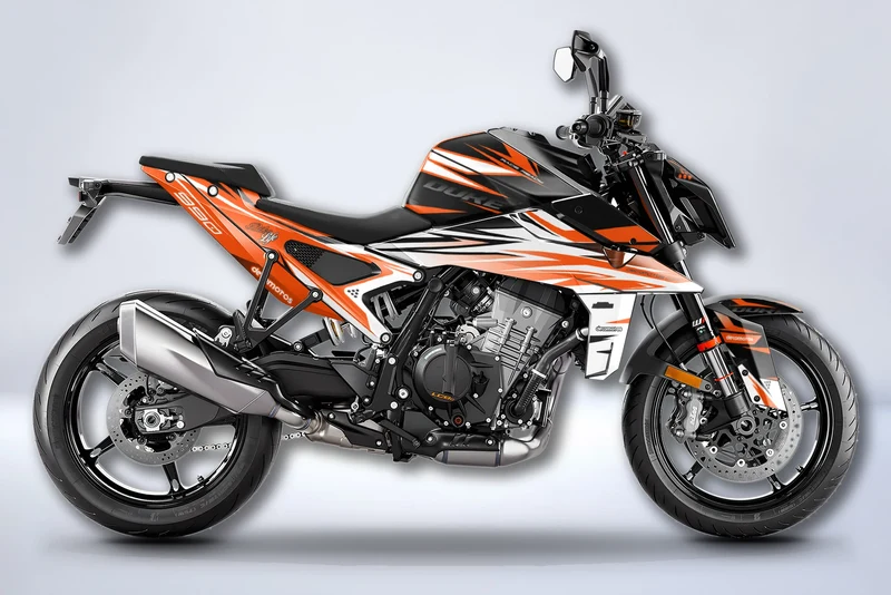 Kit Déco KTM 990 DUKE 2024-2025 - COMÈTE