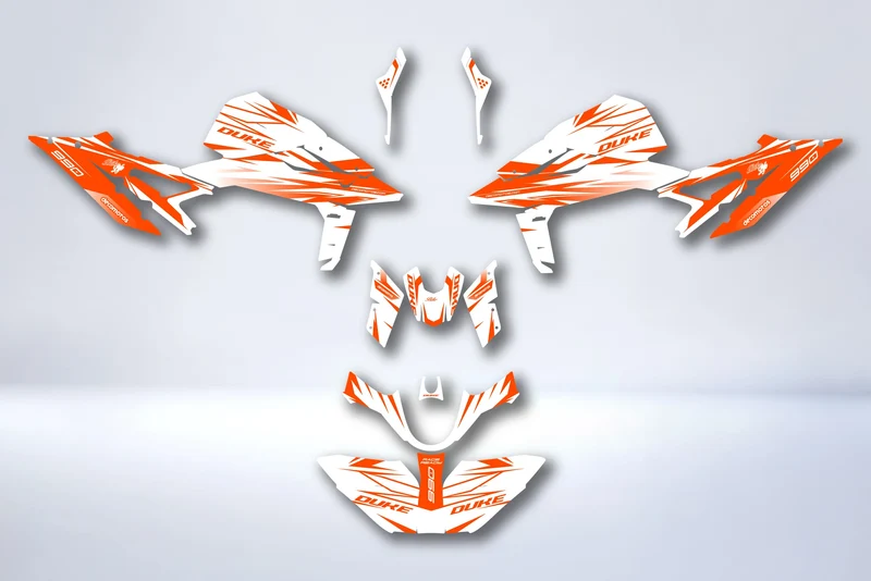 Kit Déco KTM 990 DUKE 2024-2025 - COMÈTE