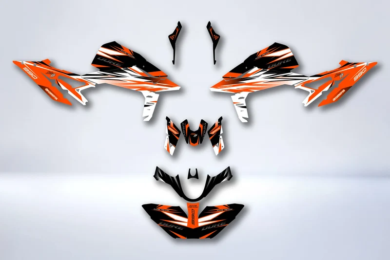 Kit Déco KTM 990 DUKE 2024-2025 - COMÈTE
