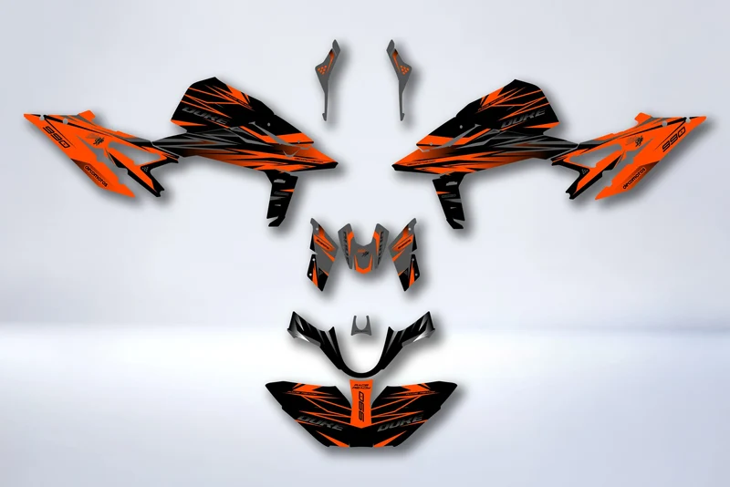 Kit Déco KTM 990 DUKE 2024-2025 - COMÈTE