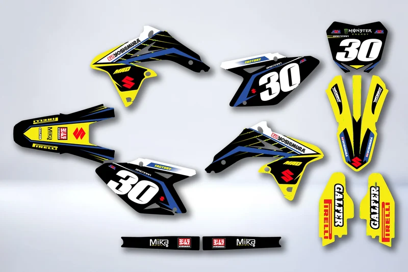 Kit Déco SUZUKI RMZ 450 2008-2017 - INDIGO