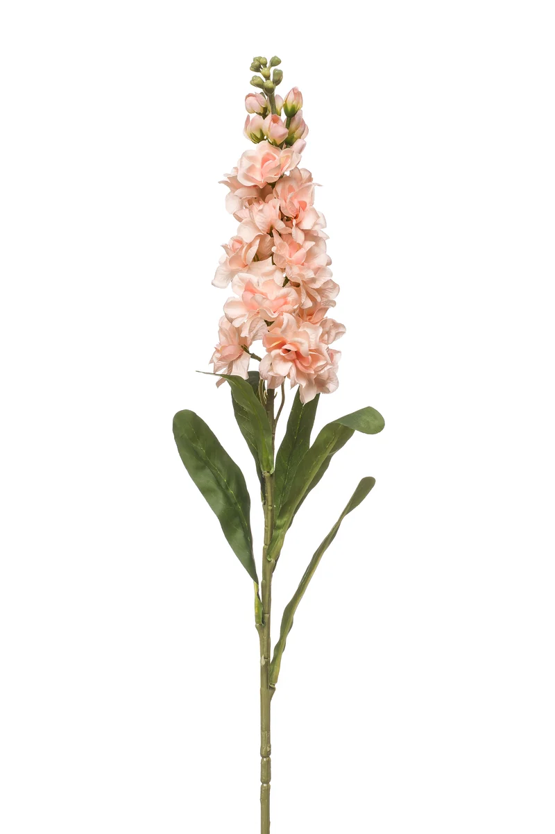 Levkoje künstlich 80 cm - 1 Stiel - Pfirsich