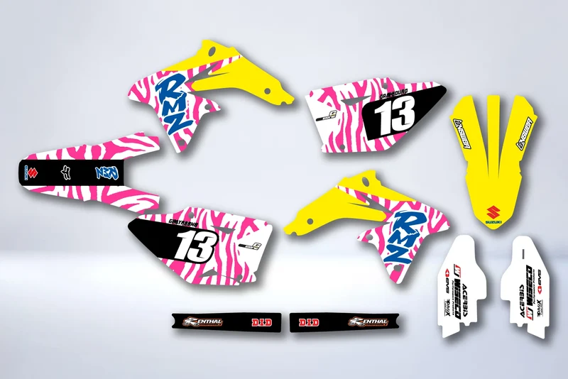 Kit Déco SUZUKI RMZ 450 2008-2017 - FUCHSIA