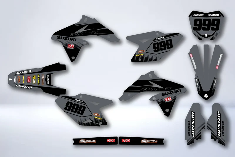 Kit Déco SUZUKI RMZ 450 2008-2017 - TITANE