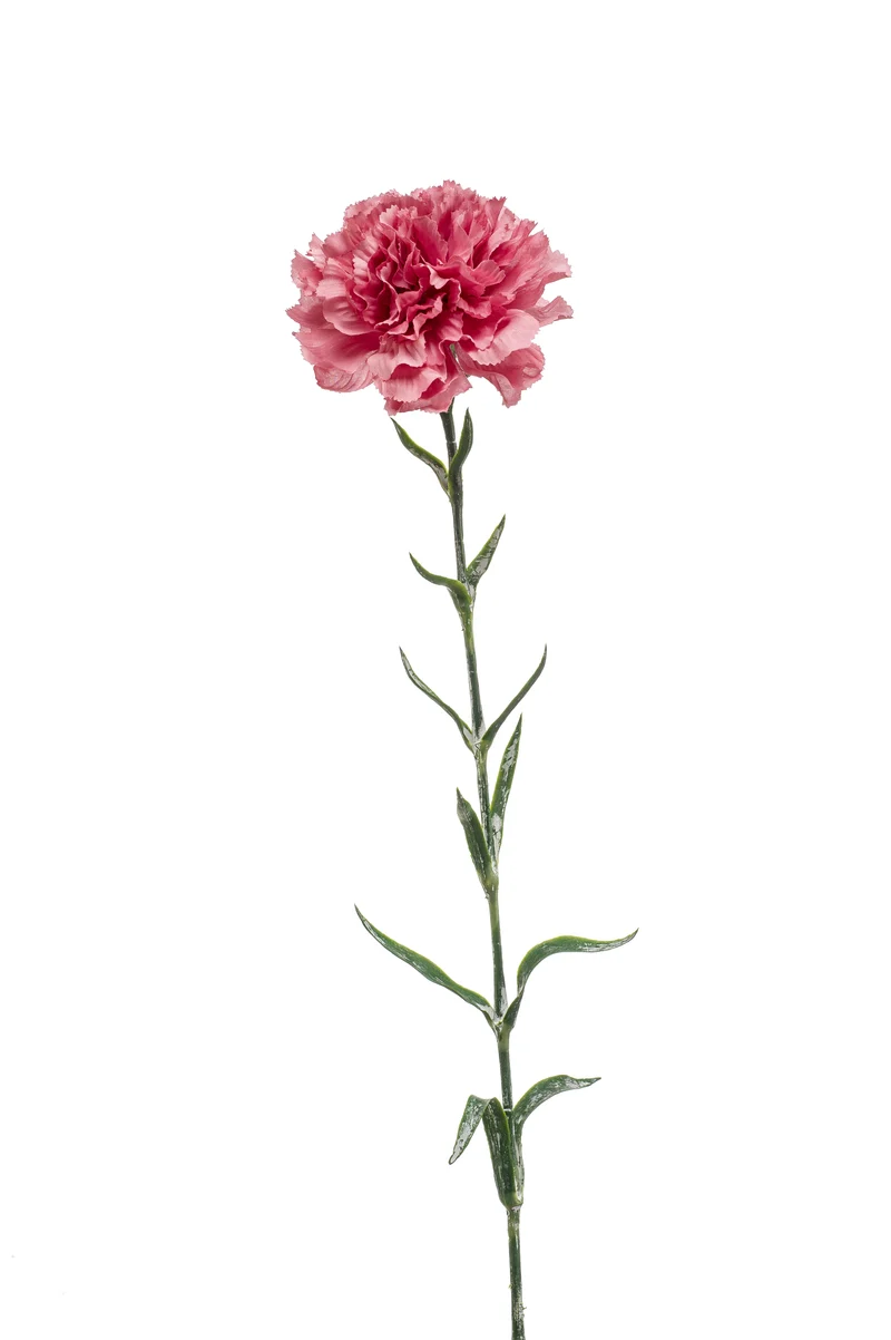 Nelke künstlich 67 cm - 1 Stiel - Vintage rosa