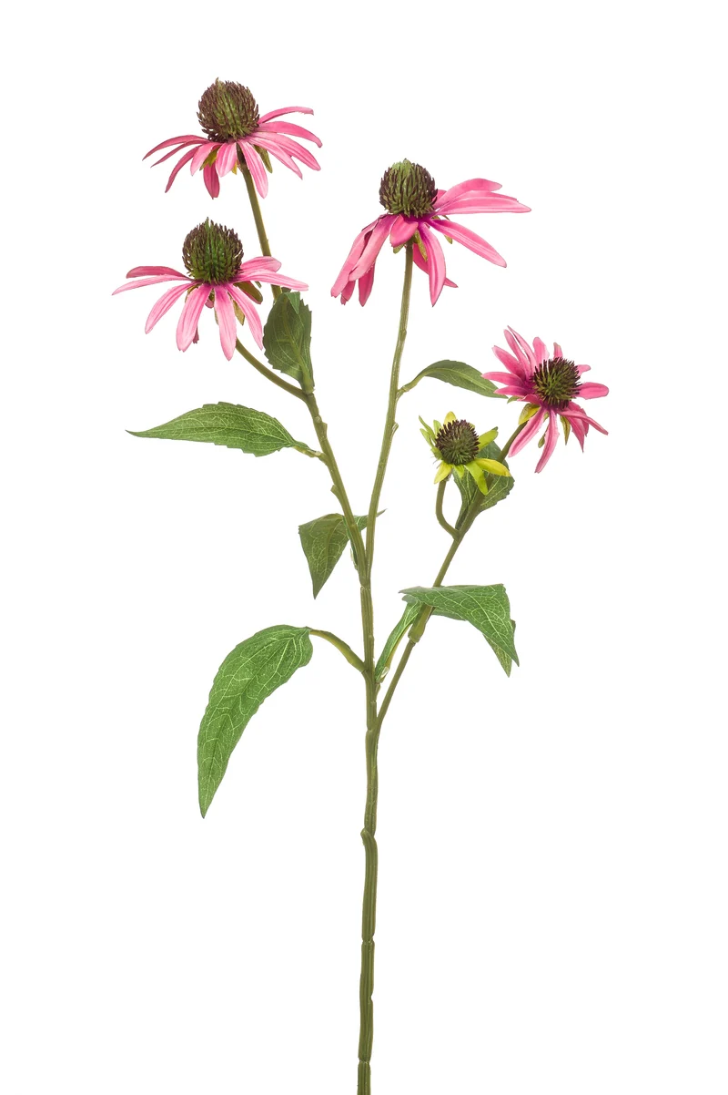 Sonnenhut künstlich 73 cm - 1 Stiel - Rosa