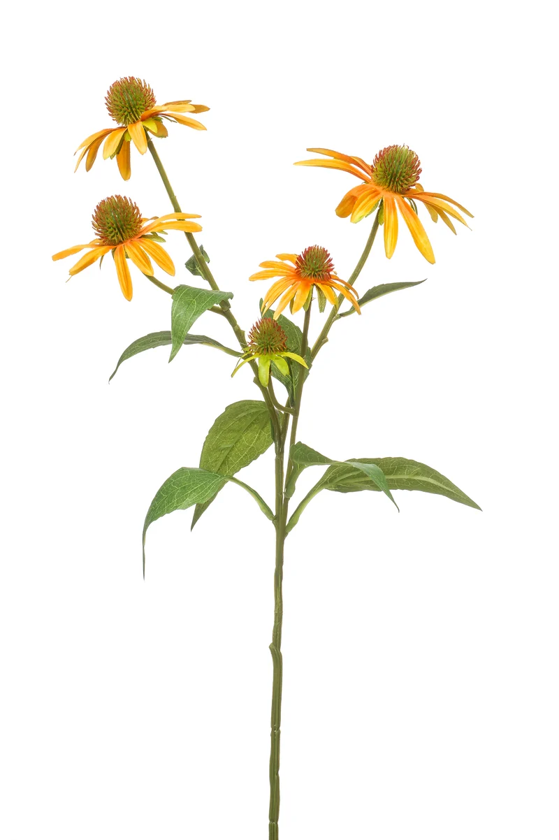 Sonnenhut künstlich 73 cm - 1 Stiel - Gelb