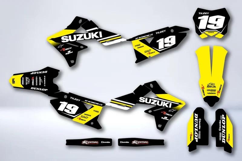 Kit Déco SUZUKI RM-Z 450 2018-2025 & RM-Z 250 2019-2025 - BASALTE