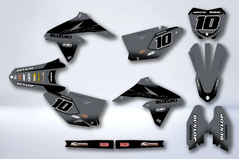 Kit Déco SUZUKI RMZ 250 2010-2018 - TITANE