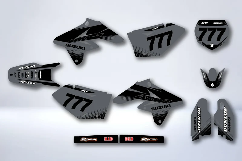 Kit Déco SUZUKI RMZ 250 2007-2009 - TITANE