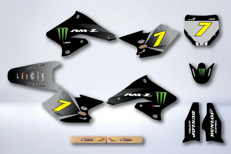 Kit Déco SUZUKI RMZ 250 2004-2006 - ÉBÈNE